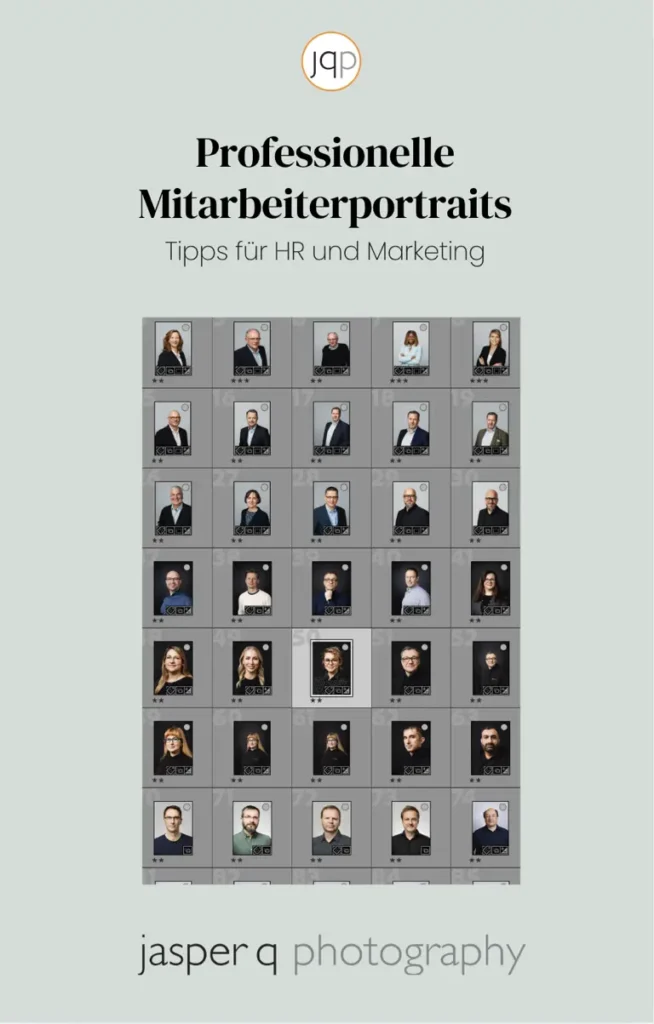 Blogimage - Cover des Guides Mitarbeiterportraits - Tipps für HR und Marketing